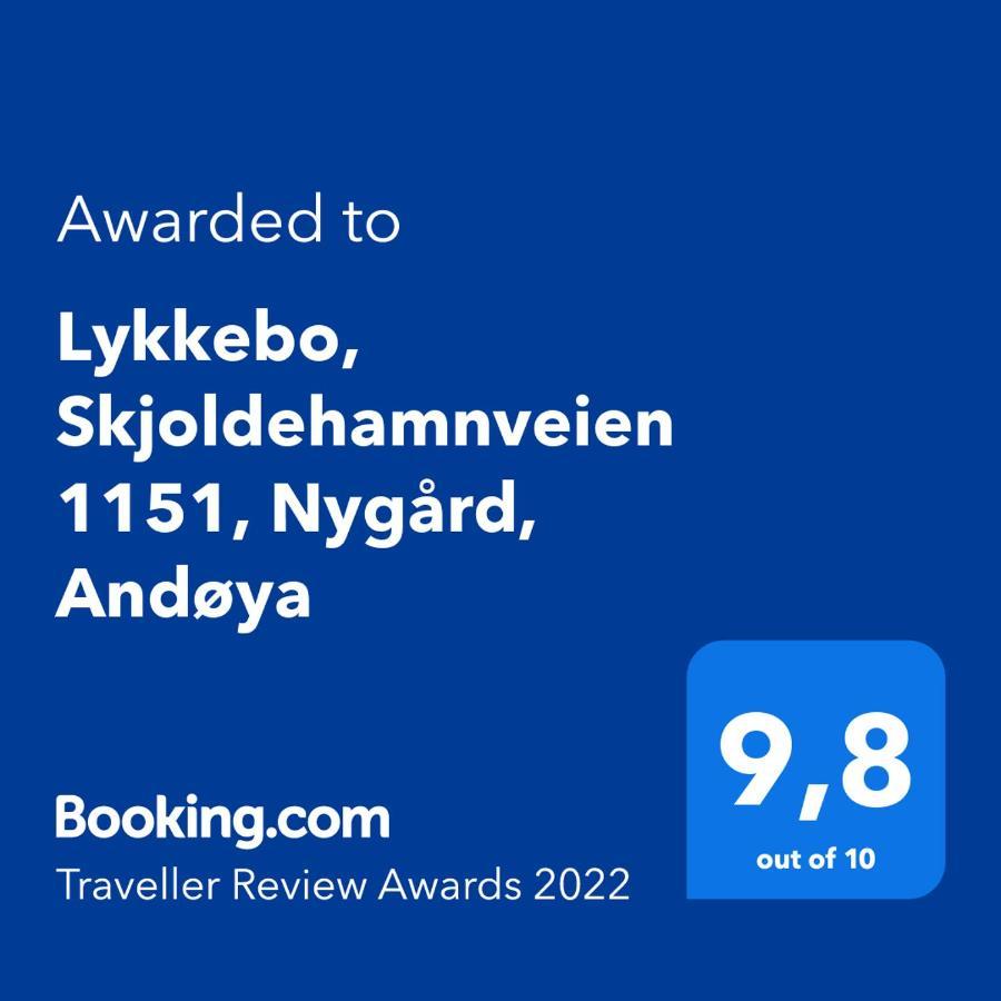 Lykkebo, Skjoldehamnveien 1151, Nygard, Andoy Villa Risoyhamn Exterior photo